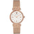 Versace VELW00620 Ladies Meander Rose Gold/Silver Stainless Mesh Swiss Watch - Watches