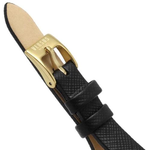 Versus Versace Lea Petite Ladies Black Leather Watch VSPZJ0221 - Watches