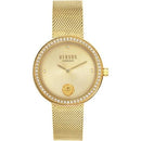 Versus Versace VSPEN0819 Ladies Lea Gold Swarovski Watch - Watches