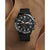 Altitude Mens Black Cordura Nylon Luminous Chronograph Watch