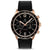 Vincero Apex Men’s Black/Rose-Gold Italian Leather Chronograph Watch