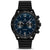 Vincero Apex Men’s Matte Black / Navy Blue Stainless Steel Chronograph Watch - WATCHES