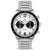 Vincero Apex Men’s Silver/Black Stainless Steel Chronograph Watch