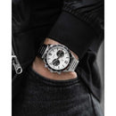 Vincero Apex Men's Silver/Black Stainless Steel Chronograph Watch Vincero