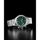 Vincero Apex Men's Silver/Green Stainless Steel Chronograph Watch Vincero