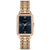 Vincero Ava Ladies Rose Gold/Turkish Blue Stainless Steel Square Watch - WATCHES