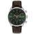 Vincero Chrono S Limited Edition Mens Brown Leather Green Dial Chronograph Watch