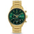Vincero Chrono S Limited Edition Men’s Gold/Green Stainless Steel Chronograph Watch - WATCHES