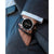 Vincero Chrono S Men’s Black/Silver Leather Chronograph Watch - WATCHES