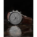Vincero Chrono S Mens Brown/Grey Leather Chronograph Watch Vincero