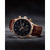 Vincero Chrono S Mens Brown/Rose Gold With Black Dial Leather Chronograph Watch - WATCHES