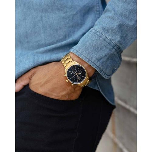 Vincero Chrono S Men’s Gold/Black Stainless Steel Chronograph Watch