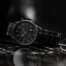 Chrono S Matte Black Stainless Steel Chronograph Watch