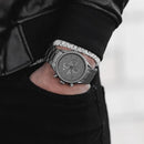 Vincero Chrono S Mens Matte Grey Stainless Steel Chronograph Watch Vincero