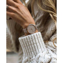 Vincero Eros Ladies Italian Leather Nude/Rose Gold Watch Vincero