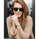 Vincero Eros Ladies Nude Italian Leather Rose Gold & White Watch Vincero