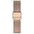 Vincero Eros Petite Ladies Rose Gold Minimalist Stainless Mesh Watch - WATCHES