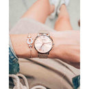 Vincero Eros Petite Ladies Rose Gold Minimalist Stainless Mesh Watch Vincero