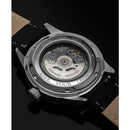 Vincero Icon Automatic Mens Silver Stainless Steel Blue Dial Watch Vincero