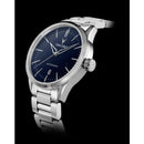 Vincero Icon Automatic Mens Silver Stainless Steel Blue Dial Watch Vincero