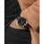 Vincero Kairos Mens Black/Gold Italian Leather Analogue Watch - WATCHES