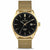 Kairos Mens Gold Mesh Stainless Steel Analogue Watch
