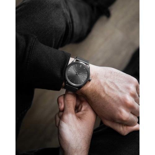 Vincero Kairos Mens Gunmetal Grey Mesh Stainless Steel Analogue Watch - WATCHES