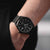 Kairos Mens Matte Black Mesh Stainless Steel Analogue Watch