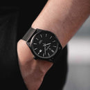 Vincero Kairos Mens Matte Black Mesh Stainless Steel Analogue Watch Vincero