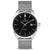 Vincero Kairos Men’s Silver/Black Mesh Stainless Steel Analogue Watch