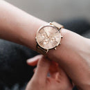 Vincero Kleio Ladies Rose Gold Chronograph Mesh Watch Vincero