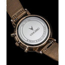 Vincero Kleio Ladies Rose Gold/Silver Chronograph Mesh Watch Vincero