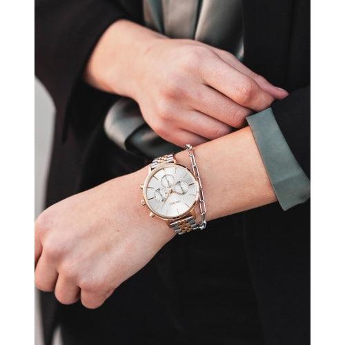 Vincero Kleio Ladies Rose Gold/Silver Chronograph Mesh Watch - WATCHES