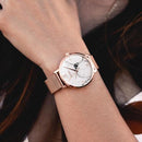 Vincero Marble Ladies Italian Marble Dial Rose Gold Mesh Watch Vincero