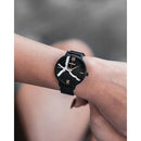 Vincero Marble Mesh Ladies Black Marble Stainless Steel Mesh Watch Vincero