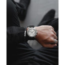 Vincero Rogue Mens Black/Silver Silicone Sapphire Chronograph Watch Vincero