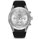 Vincero Rogue Mens Black/Silver Silicone Sapphire Chronograph Watch Vincero