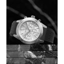 Vincero Rogue Mens Black/Silver Silicone Sapphire Chronograph Watch Vincero