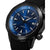 Vincero Vessel Limited Edition Men’s Black/Blue Silicone Divers Watch - WATCHES