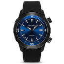 Vincero Vessel Limited Edition Men's Black/Blue Silicone Divers Watch Vincero