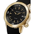Vincero Vessel Limited Edition Men's Black/Gold Silicone Divers Watch Vincero