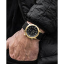 Vincero Vessel Limited Edition Men's Black/Gold Silicone Divers Watch Vincero