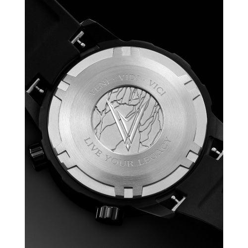 Vincero Vessel Limited Edition Men’s Silver/Blue Stainless Divers Watch - WATCHES
